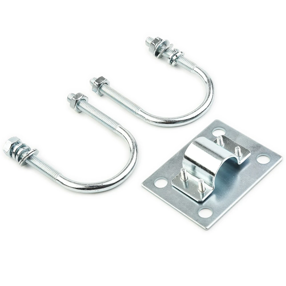 Glass Fiber Antenna Mounting U Bolt Clamp for LoRa Helium Miner Hotspot Secure Metal Clip for Outdoor Applications