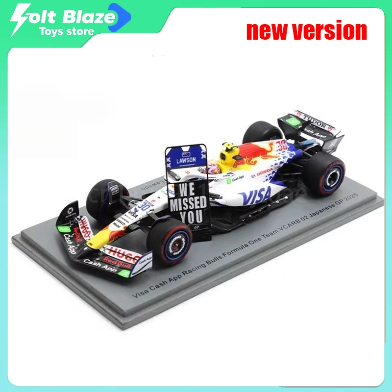 

Spark F1 1/43 VCARB 02 Liam Lawson 2025 Japanese Grand Prix Car Model Simulation Static Display Cars Model Boy Collection Gift