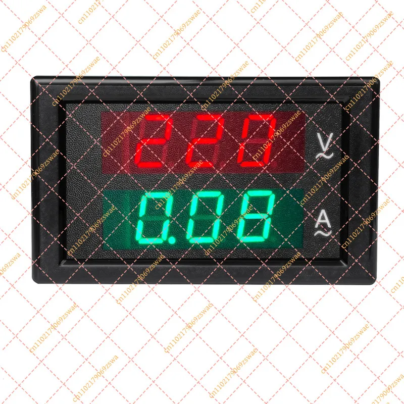 AC Digital Voltmeter Ammeter 220V/380V, Dual Display Panel Meter 100A/200A (DL85-2042)