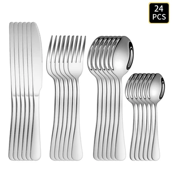 Silver Stainless Steel Cutlery Set 1