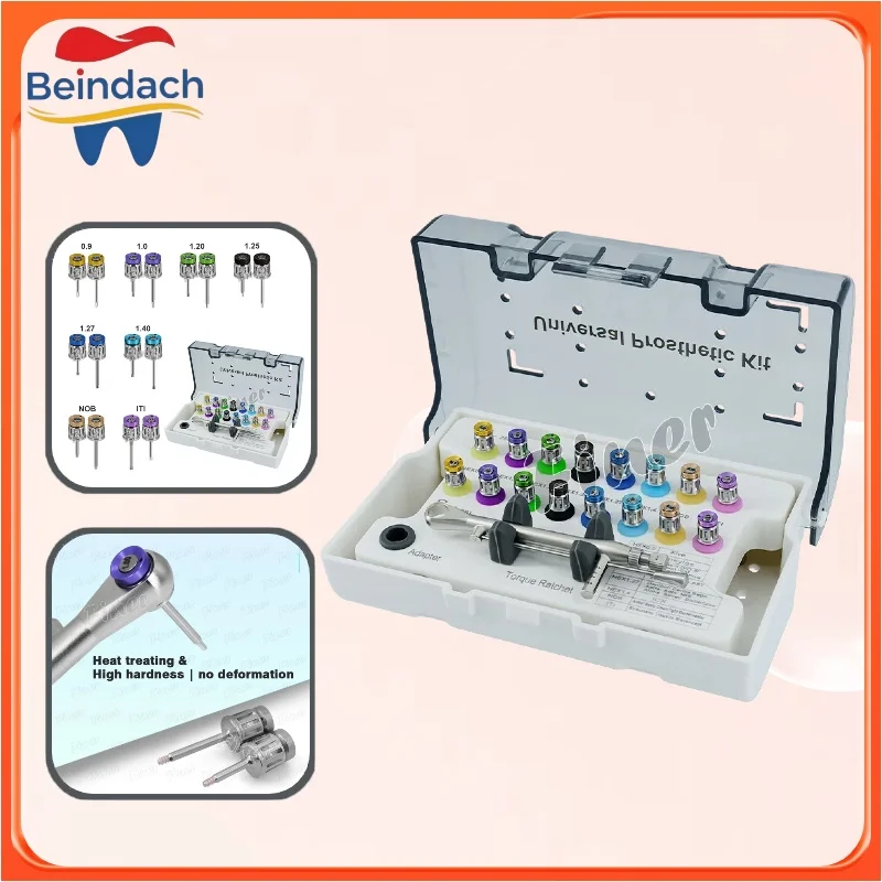 

Dental Implant Torque Wrench Screwdriver Kit Ratchet Wrench Set Ratchet 10-70NCM Dental Implant Screwdriver Tools