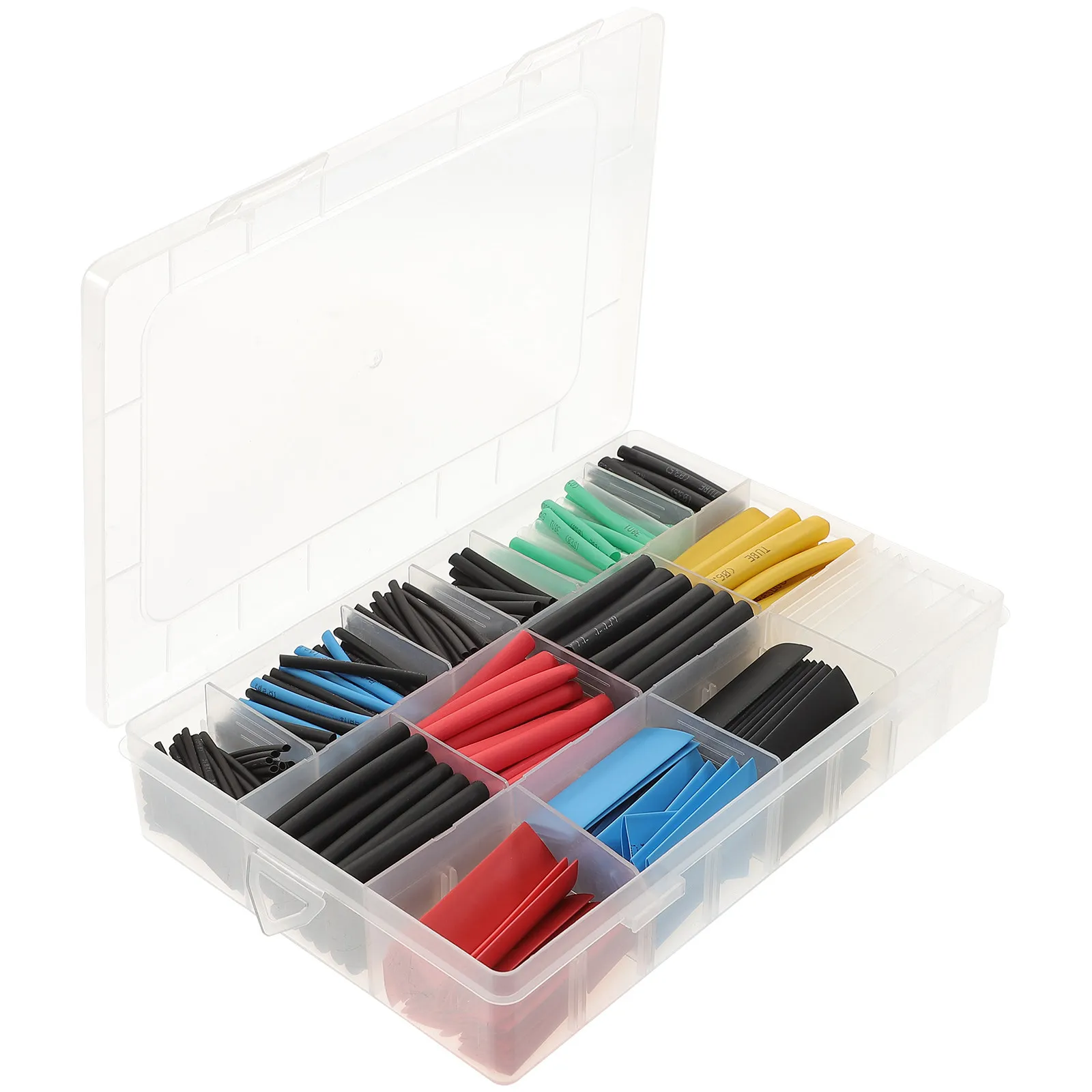580Pcs Heat Shrink Tubing Kit Electrical Insulation Wire Protection Shrink Wrap Tubing for Wire Bundling Color Coding Marine