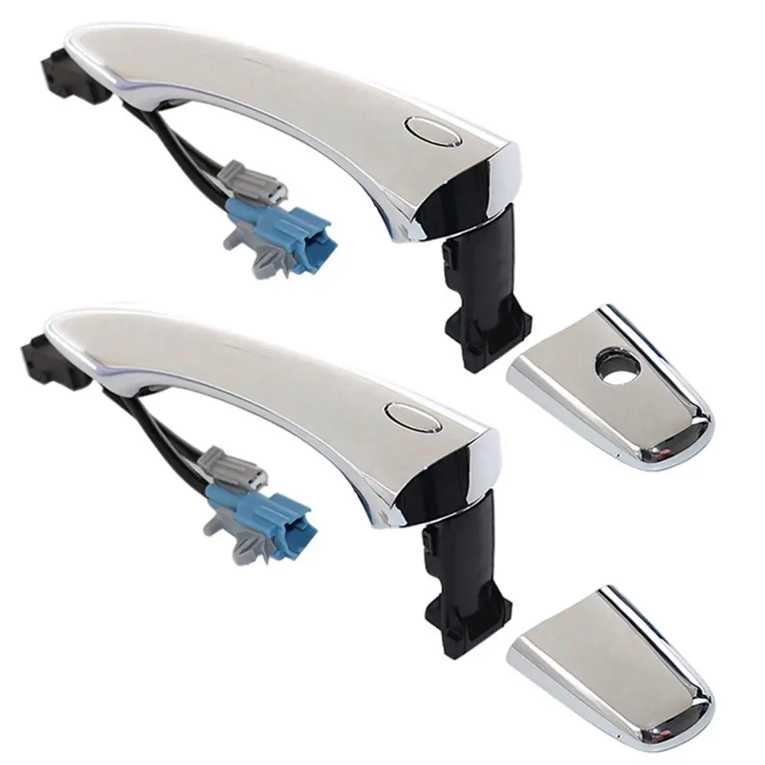 

1 пара передних левых и правых боковых дверных ручек автомобиля 806401LA0A 806401BA0A 806461BA0A 80640-3JA0B подходит для Infiniti QX50 QX60 QX80 EX35