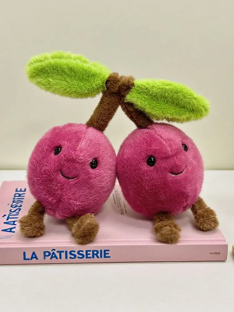 15-30 cm Peluche Pera Zucca Giocattoli completi Verde Giallo Frutta Peluche ripiene Giocattoli del fumetto per le ragazze dei ragazzi Compleanno Regalo di Natale