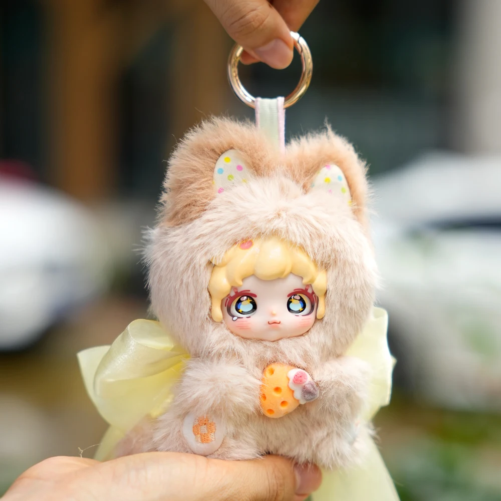 Blind Box Keychain ETTA Brief Moment Dumia Maytree Doll Cute Collectible Kawaii Surprising Box Plush Toy Figure Kid Gift