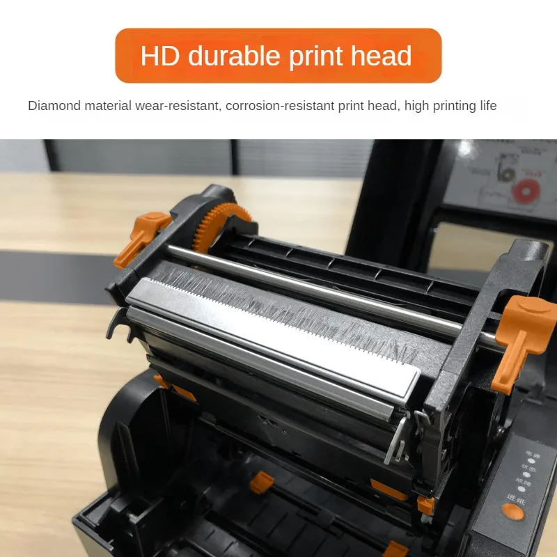 Industrial Grade Thermal Transfer Ribbon Label Printer Clothing Tag Washed Mark Satin Ribbon Printer Machine