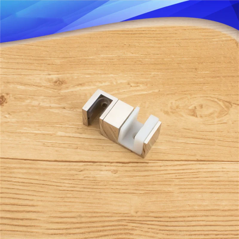 304 Stainless Steel Stopper Bathroom Sliding Door Double Glass Swing Stopper Lower Slider hardware Accessories ZBQ02