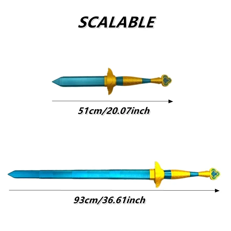 Kpop mira faca adereços roupas demônio roleplay caçadores espada cosplay prop feminino masculino halloween carnaval traje acessórios