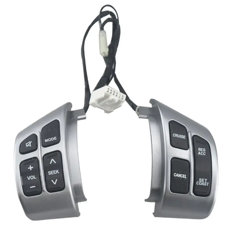Cruise Control Steering Wheel Button Switch Multifunction 6 Pins 1 Pair For Swift 1.3 1.5 2006-2013 No Backlight-ABQA