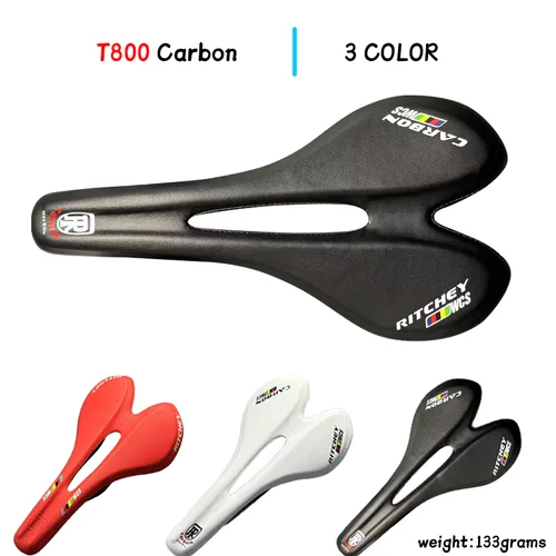 Imagen 1 del producto Sillín Rictchey WCS, sillín de carbono T800, sillín de bicicleta de carretera, sillín de bicicleta de montaña, accesorios para bicicleta, asiento de bicicleta