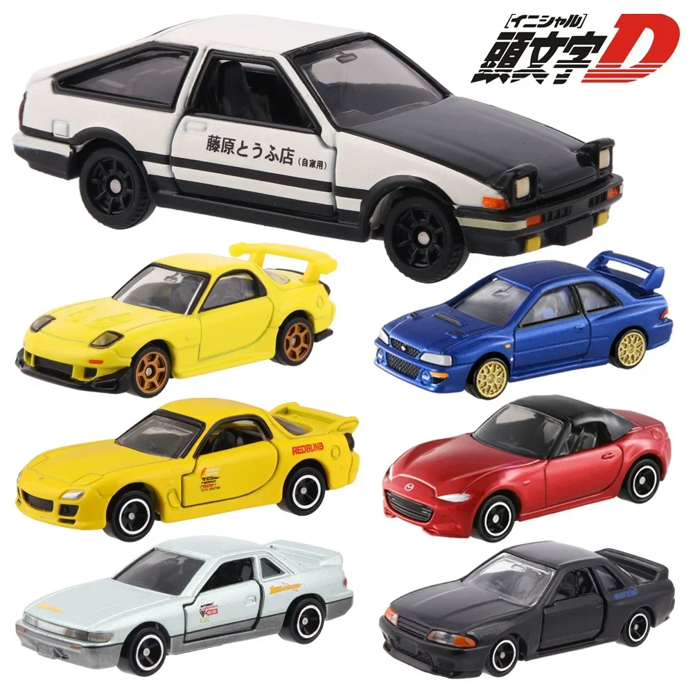 TAKARA TOMY Dream Tomica Metal Alloy Diecast Car Model Boys Toy Gift Christmas Initial D No.145 Toyota AE86 Tau Man Chi D