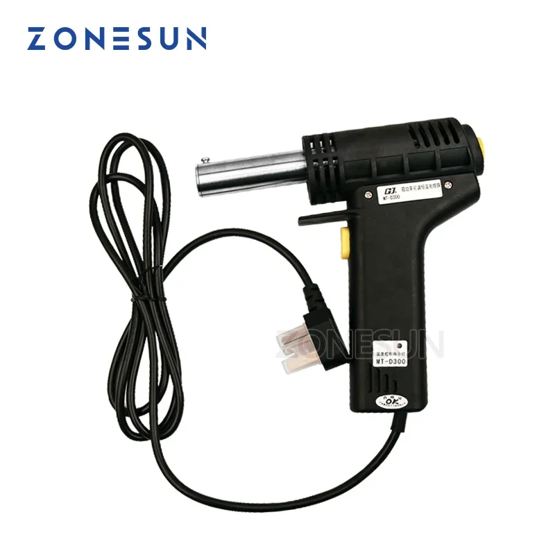 ZONESUN Mini Handle Iron Gilt Leather Cake Mark Wood Branding Stamping Embossing Machine Electric Soldering Iron