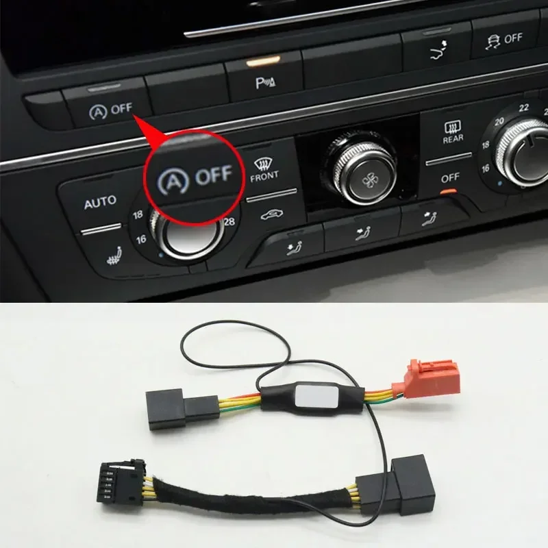 Automatic Stop Start System Off Closer Close Control Sensor Plug Smart Cancel For Audi A6 C7 A7 4G8 2013 - 2016 2017 2018