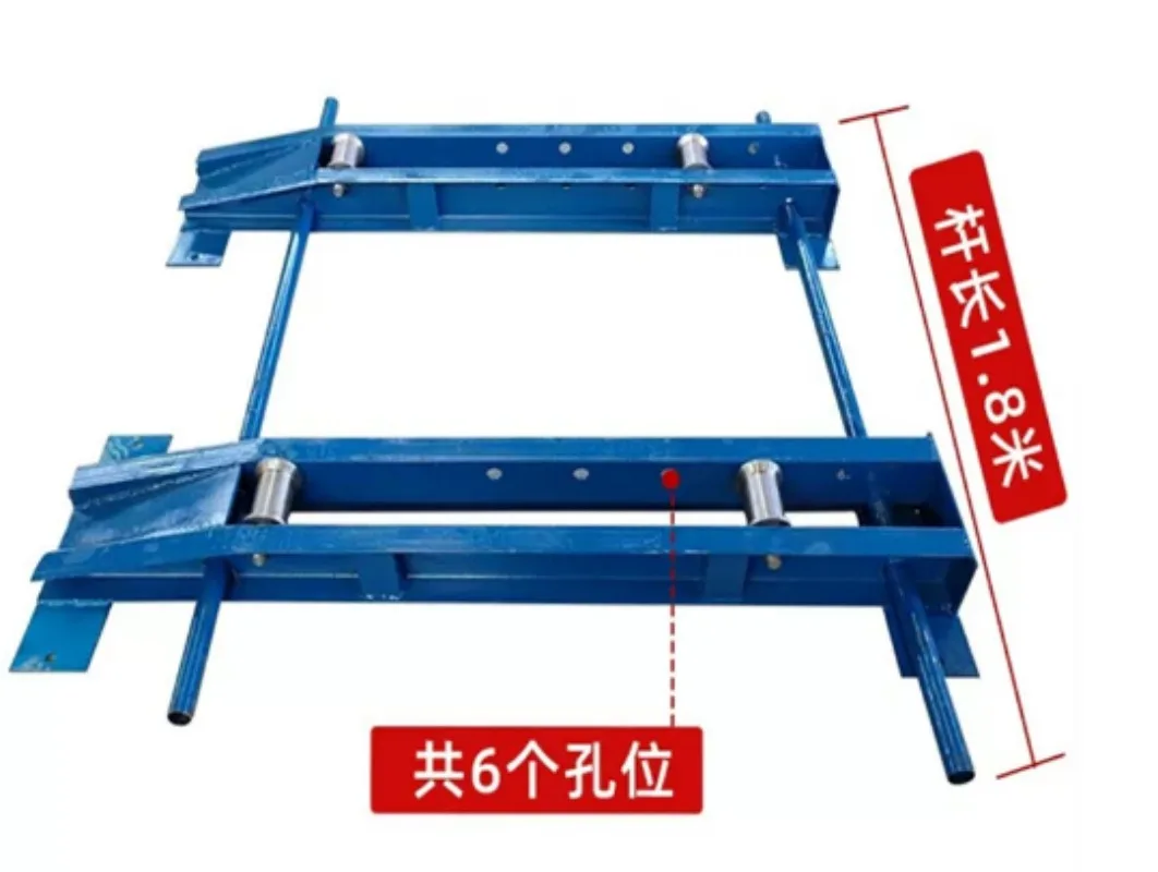 Horizontal Cable Pay‑off Device with Small Steel Wheel, Convenient Cable Winding Unwinding Frame