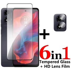 For Motorola Moto G04s Glass For Moto G04s Tempered Glass 2.5D Full Cover Glue HD Screen Protector For Motorola Moto G04s Film