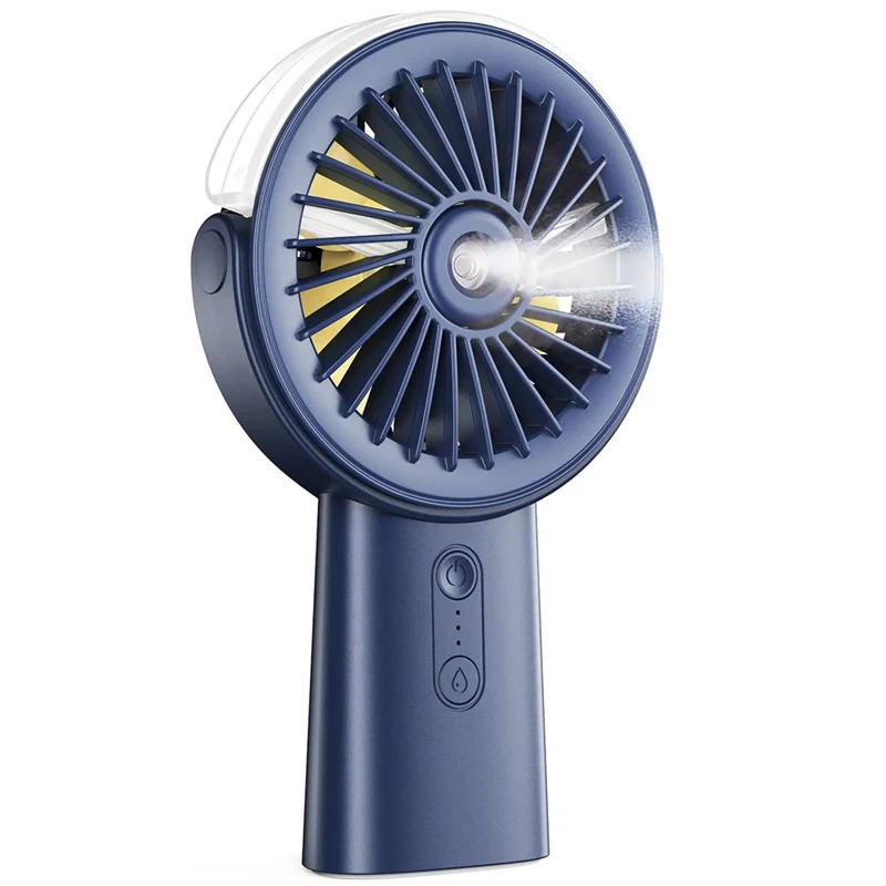 

Misting Fan Portable Handheld Fan, 4000MAh Hand Mist Fan 90°Adjustable Small Mister Fan for Travel Home Outdoor Beach,A