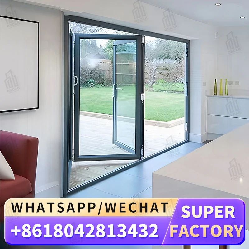 

Customizable Foldable Windows Doors Ideal for Office Spaces in Europe Innovative Design Factory Direct Windows Foldable door