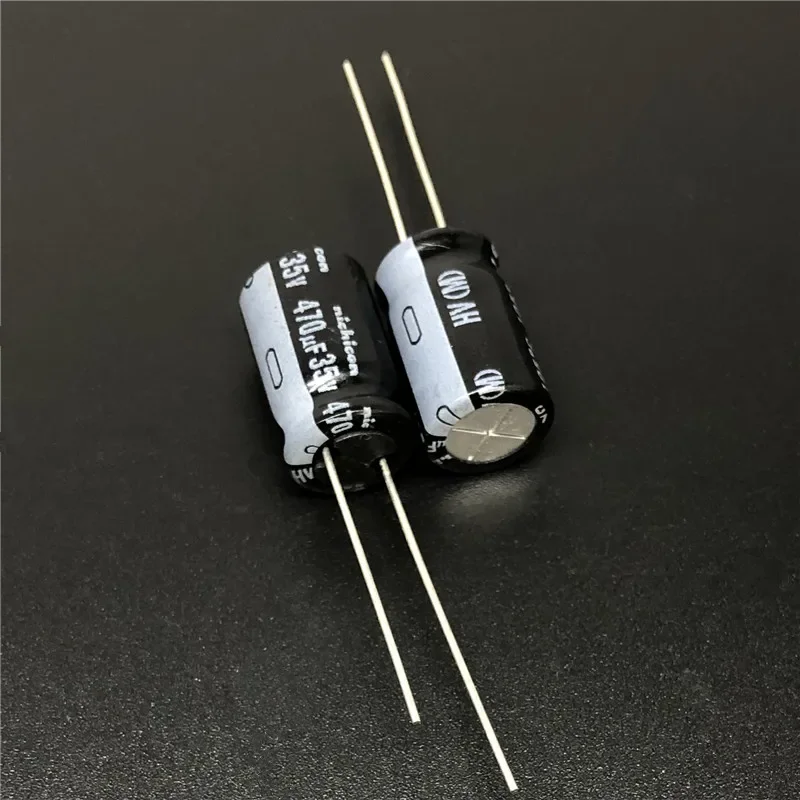 

10pcs/100pcs 470uF 35V NICHICON HV Series 10x16 High Ripple Current Low Impedance 35V470uF Aluminum Electrolytic Capacitor