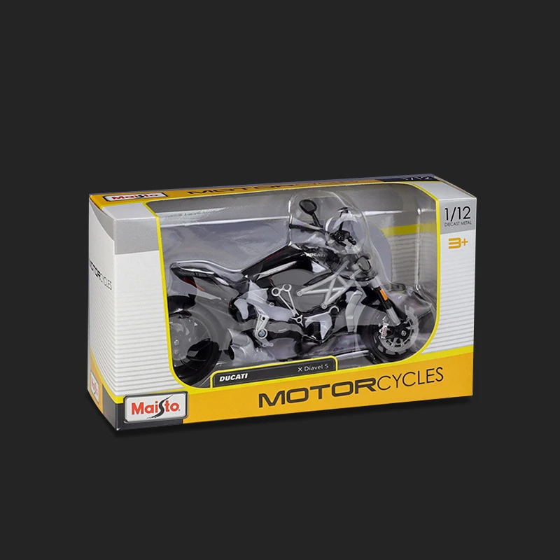 Maisto 1:12 Ducati X Diacel S 2021 Motorcycle Model Static Die Cast Vehicles Collectible Hobbies Moto Toys Collection