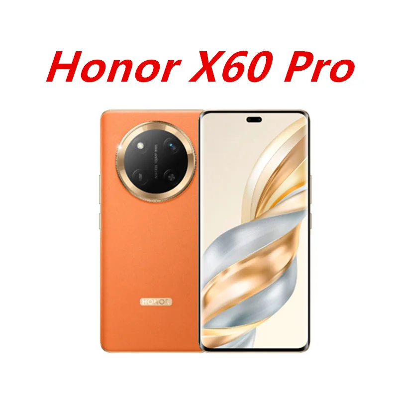هاتف محمول Honor x60 Pro 5G 6.78 120 هرتز Snapdragon 6+ Gen 1 ثماني النواة 6600 مللي أمبير في الساعة بطارية كبيرة 66 وات 108 ميجابكسل كاميرا خلفية أندرويد 14 OTA