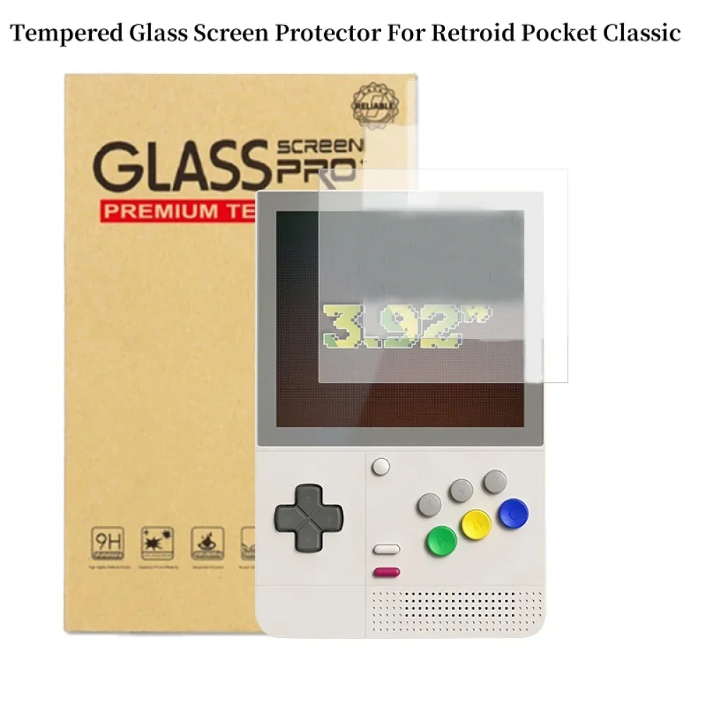 

For Retroid Classic Player Games Tempered Glass Protective for Retroid Classic 9H HD Screen Protector Film