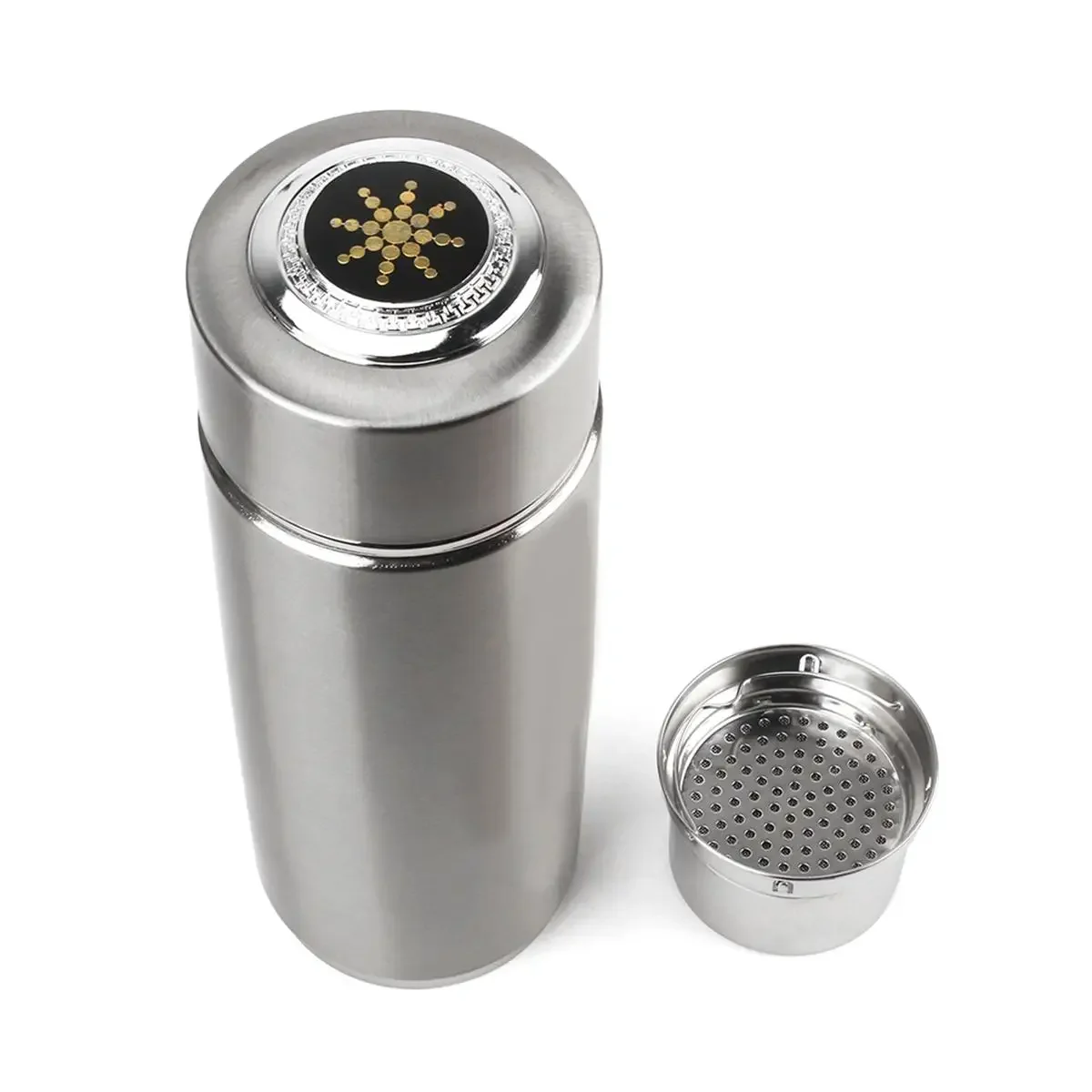 400ml Stainless Steel Quantum Alkaline Filtered Water Cup Balance Bio Energy Nanos Ionizer Flask Bottle Electrolytic Energy Cup