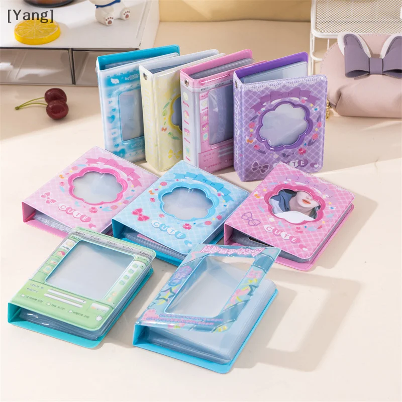 1Pcs 3 Inch Kpop Binder Postcard Photo Album Card Collect Organizer 40 Pockets Storage Collector Card Photocard Holder