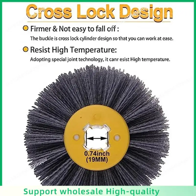 

ABSF 1 шт. абразивное колесо для волочения проволоки, античное зерно, дерево, открытая краска, восстановление зерна дерева, колесо для рисования P180