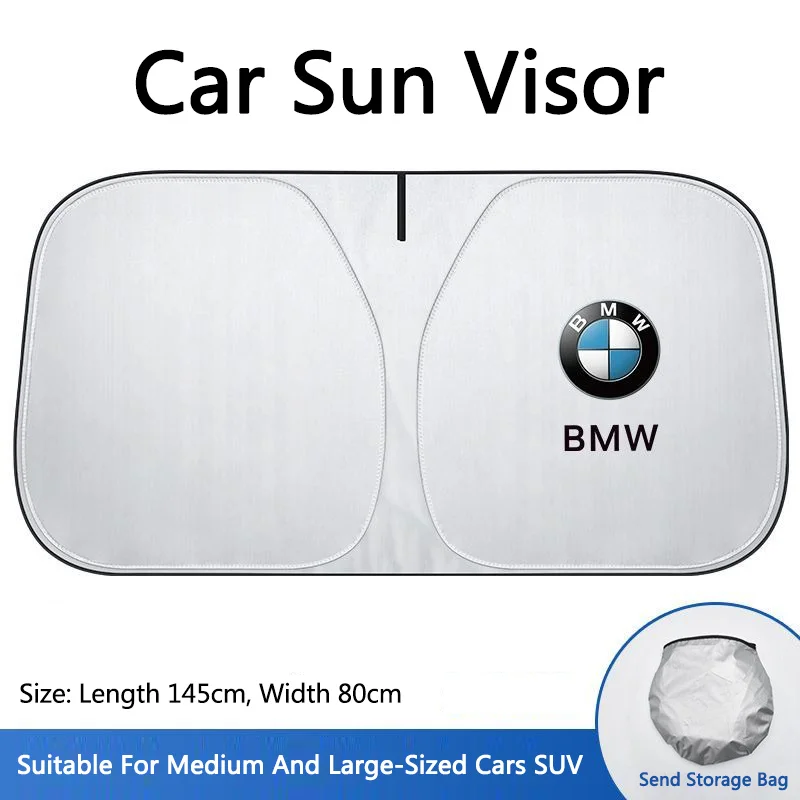 Auto-Windschutzscheiben-Sonnenschutz Abdeckung blockiert UV-Strahlen Schutz Zubehör für BMW X5 X6 F30 F34 F10 F20 G20 G30 F15 F16 1 3 5 7 Serie