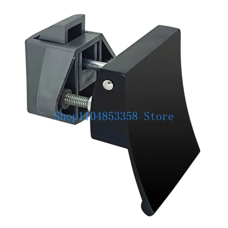 

652F Convenient Adjustable Square Handle Door Push Button Lock Hardware Suitable for Cabinet Campers Car Caravans Boats