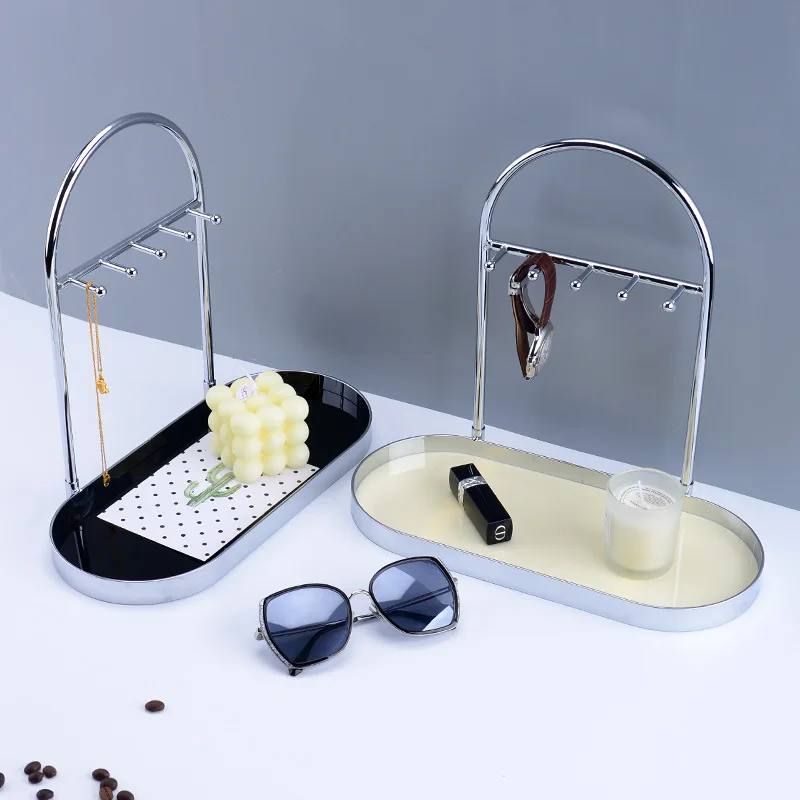 Nordic Home Decoration Desktop Organizer Storage Tray Jewelry Dish Sundry Plate Trinket Ring Holder Entrance Door Key Holder