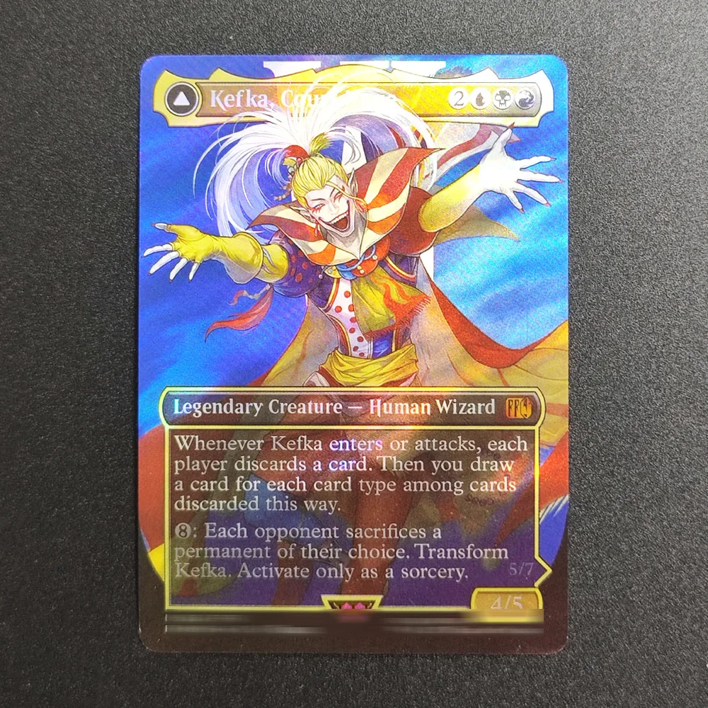 Carte da Gioco Proxy TCG Magic FIN FIC Sephiroth, Fabled SOLDIER Cloud, Mercenario di Midgar Yuna, Carta da Collezione Hope of Spira