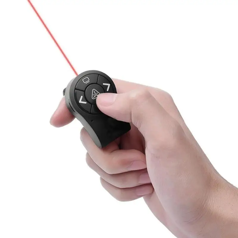 

B03F 2,4 ГГц RF беспроводной презентатор с кольцом на палец, пульт для презентации PPT, кликер для слайдов,