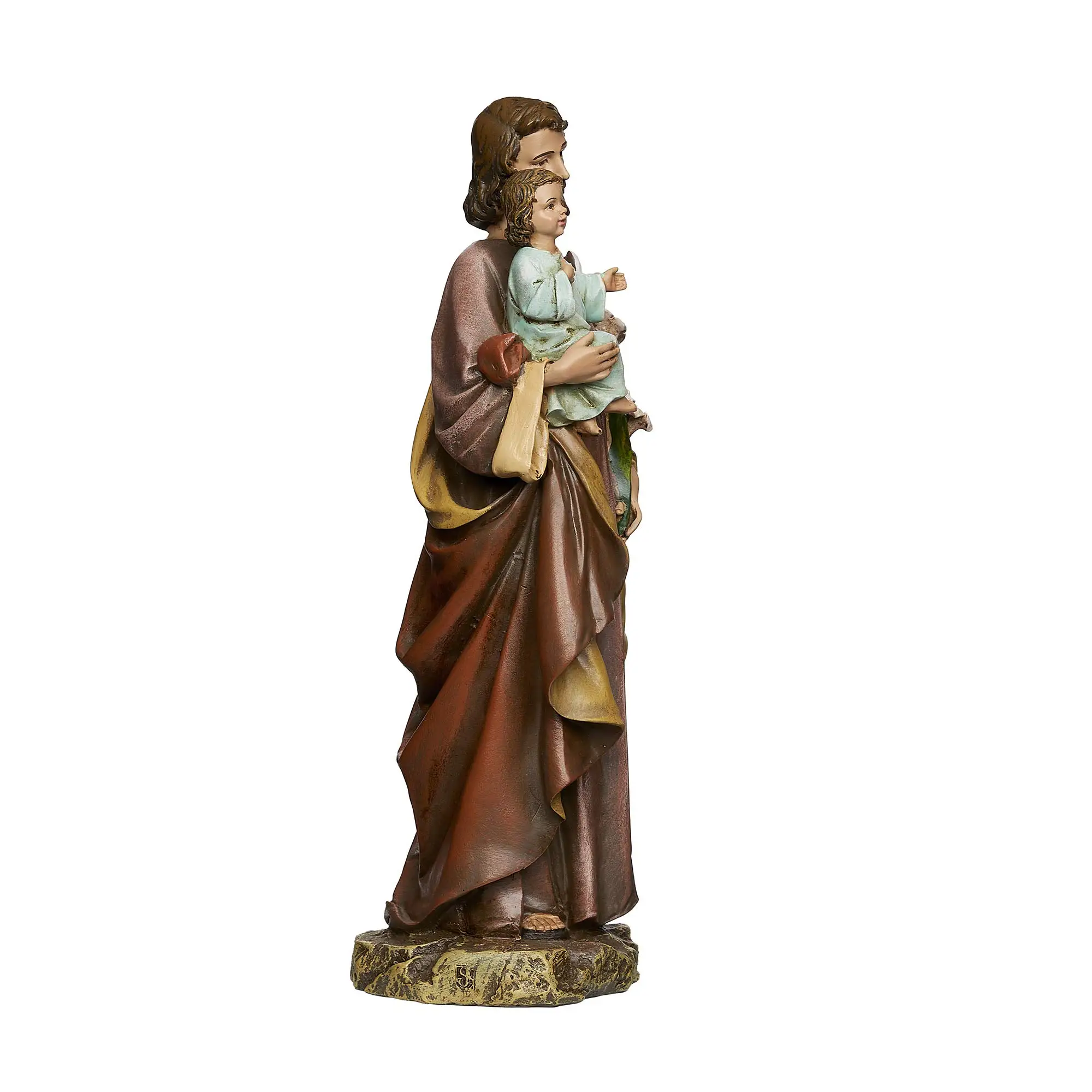 25cmH St. Joseph and Child Jesus Figure