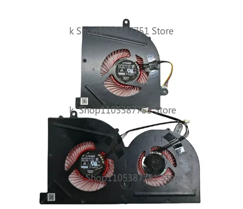 xk+xk+xNew CPU GPU Fan for MSI GS63VR GS63 GS73 GS73VR MS-16K2 MS-17B1 Stealth Pro BS5005HS-U2F1 BS5005HS-U2L1 Laptop Cooler Fan