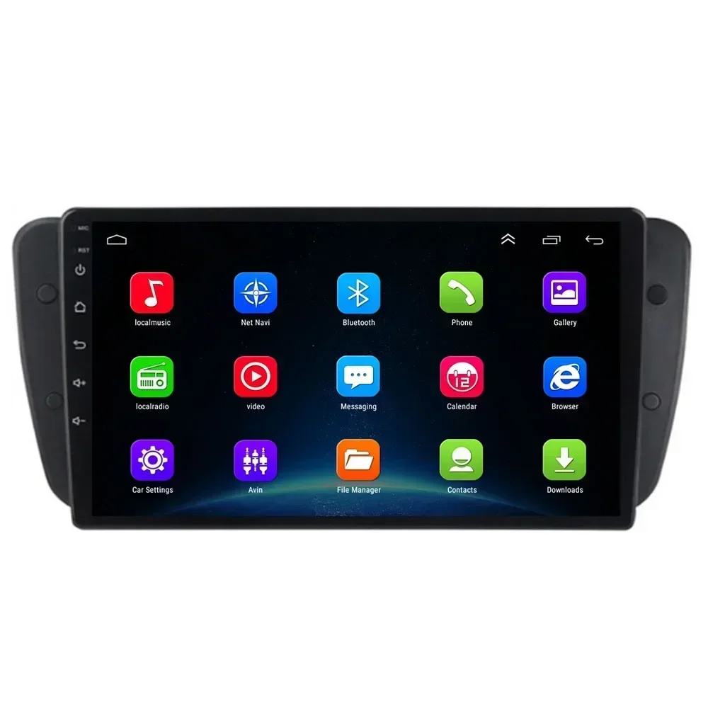 Autoradio Android 13, DVD, GPS, WiFi 5G, Caméra, DSP, Carplay, Lecteur Vidéo, Stéréo, 2 Din, Limitation, Seat Ibiza 6j, 2009-2012