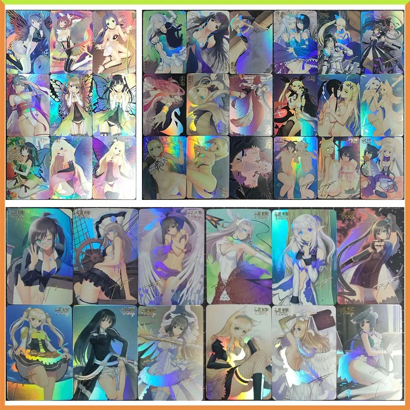 

Аниме История Богини DIY ACG Лазерная флэш-карта Sakurajima Mai Altria Pendragon Игрушки для мальчиков Коллекционные карты Подарок на день рождения