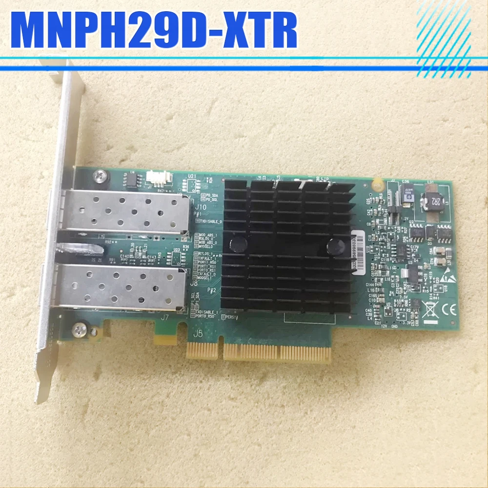 

MNPH29D-XTR для Mellanox 10Gbps 00E1493 Dual Port PCI-E 10G Gigabit Card