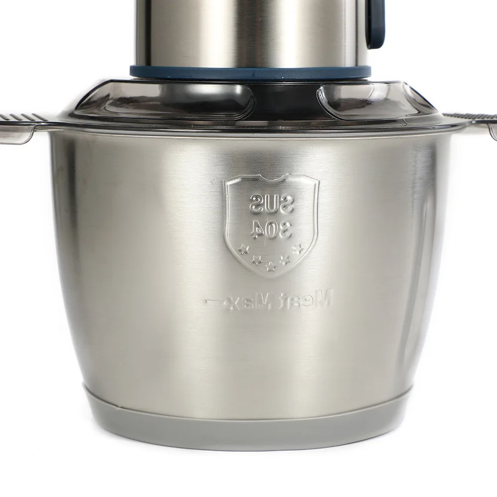 مطحنة خضروات منزلية جديدة متعددة الوظائف من الفولاذ المقاوم للصدأ، ماكينة طهي الطعام التكميلي الكهربائية، خلاط