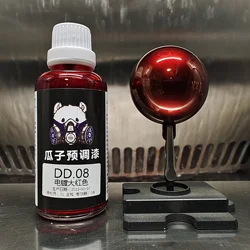 Red Electroplated Pigment PaintBright Red Spraying No Need To Dilute Model Fine Delicate DD.08 Color 50ml