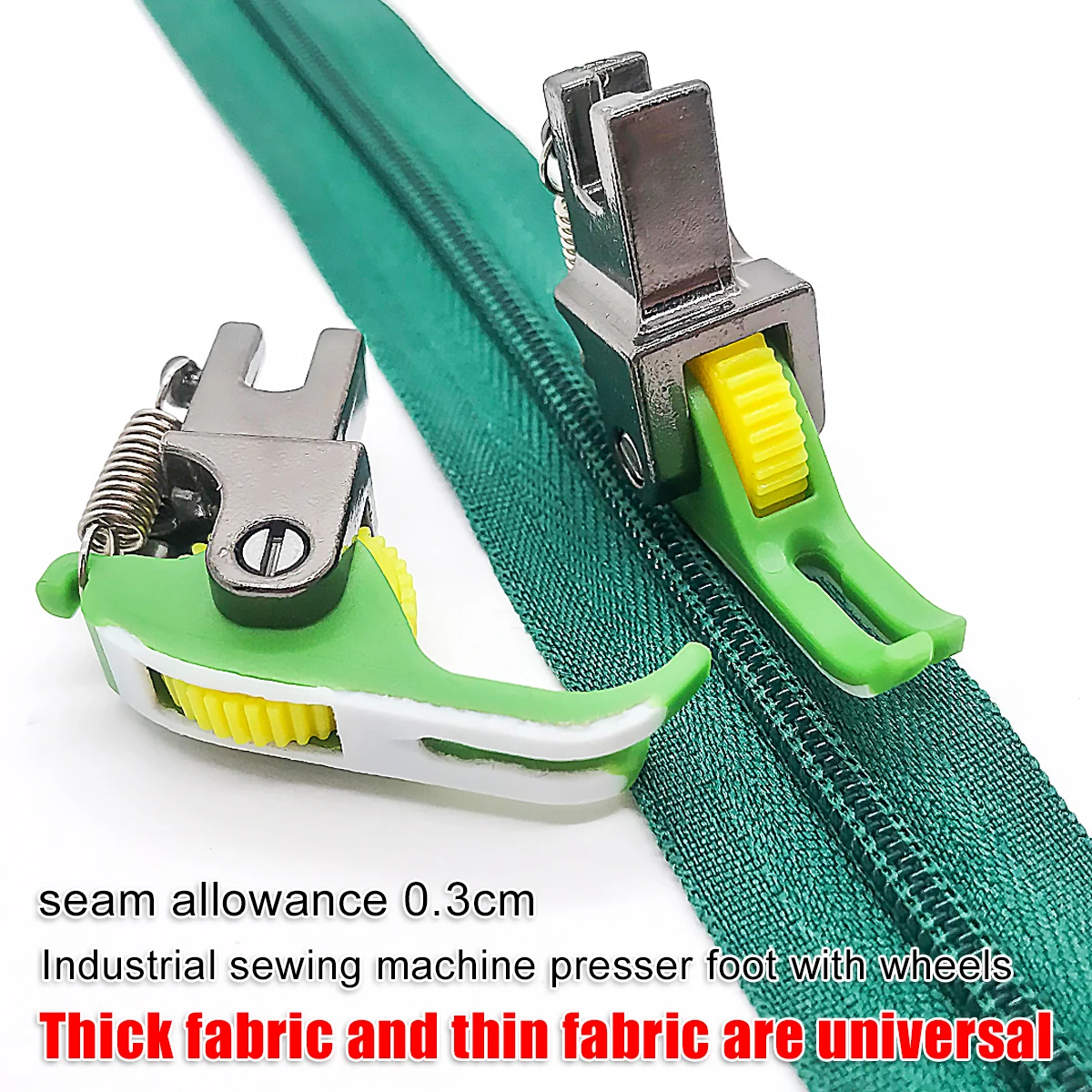 

New model flat car zipper roller presser foot T58N press topstitch 0.3 small presser foot roller narrow wheel presser