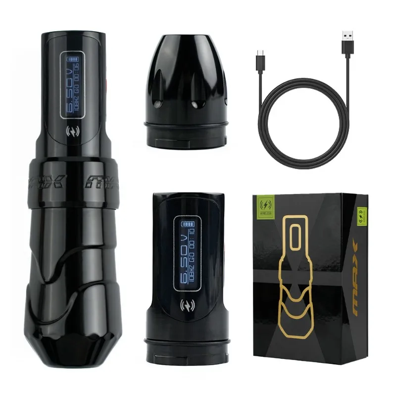 Wireless Tattoo Machine Battery Pen Liner Shader All-in-One Motor Kit Rechargeable Rotary Professional PMU Set Portable