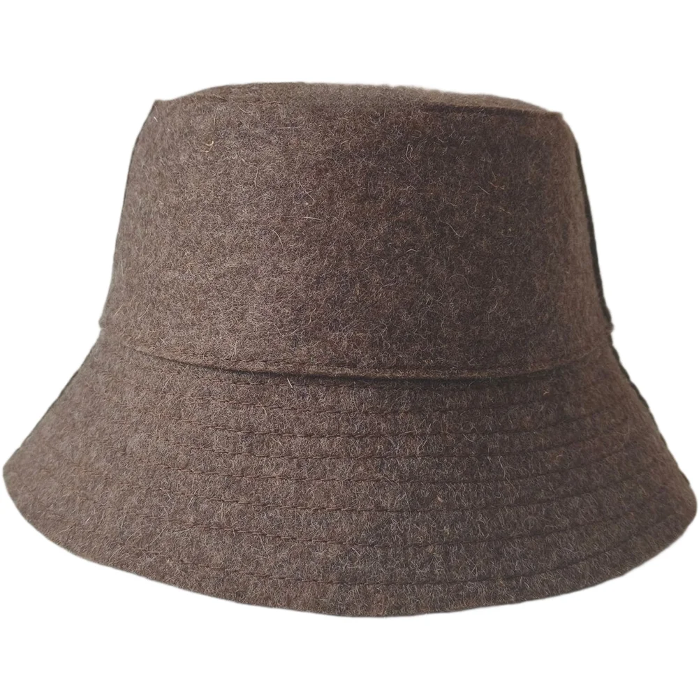 Thermal Sauna Hat Crafted from Pure Wool Felt to Maintain Shape and Softness Through Repeated For Steam Exposure