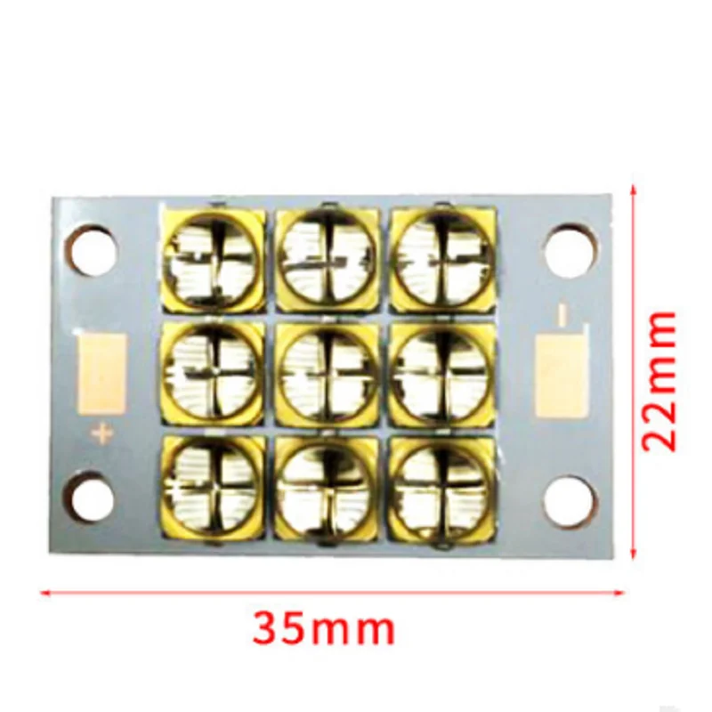 90 Watts 6565 LED UV Lamp Nail Curing Module  High Power Violet 365-370nm 380-385nm 395-400nm 400-405nm 22*35mm Board