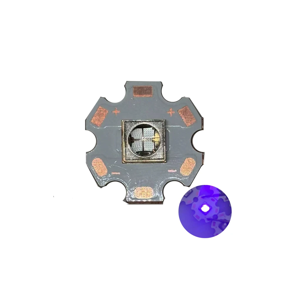 

20W 6868UV 385-390nm Ultraviolet High Power Led for UV Curing Torch Scorpion Catching Lamp