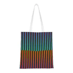 Maiquetia Venezuela Cruz Diez Shopping Bag stampa Canvas Shopper Tote borse a tracolla borsa durevole di grande capacità