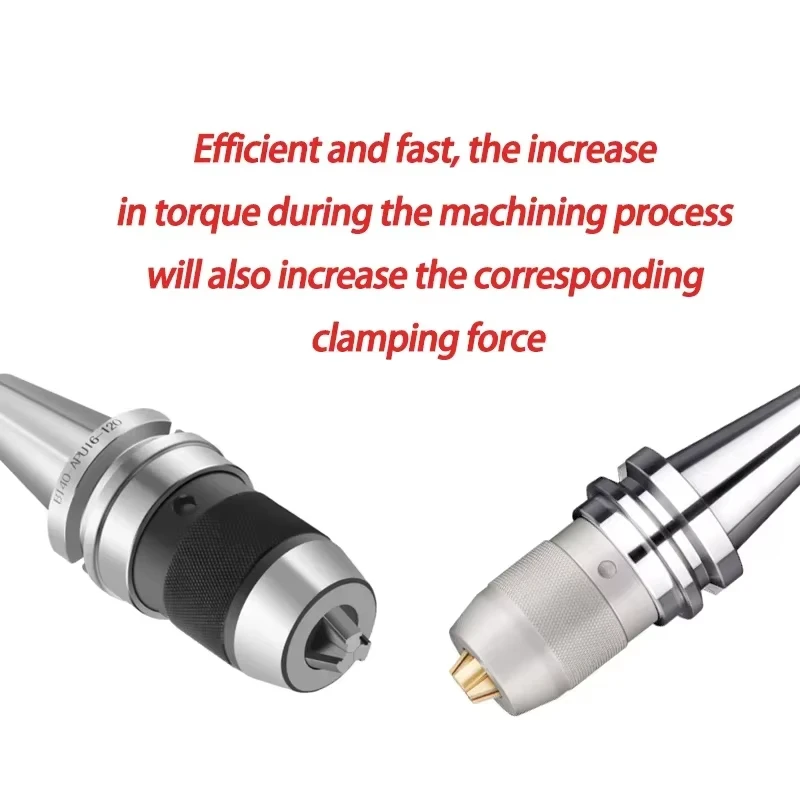 YS BT50 BT40 BT30 APU08 APU13 APU16 Hard Alloy Steel Integrated Drilling Chuck High-precision Self Tightening CNC Tool Holder