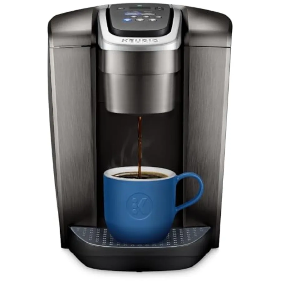 

Кофеварка для капсул K-Cup на одну порцию с регулировкой крепости и температуры, функцией приготовления холодного кофе, объемом заваривания от 8 до 12 унций, программируемая.