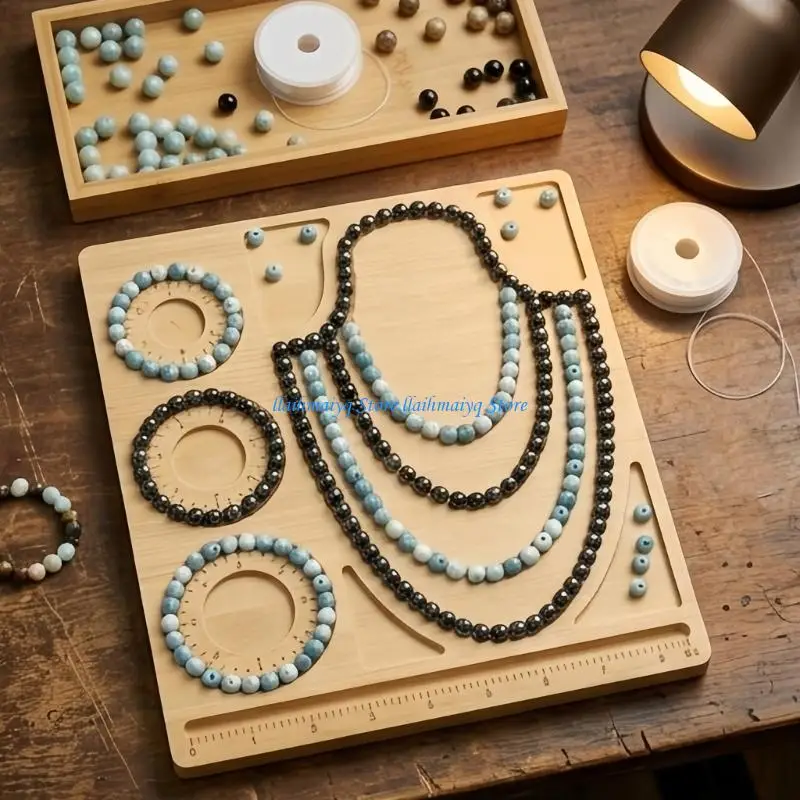 573B Bead Design Board for Necklace Planning and Organized DIY Crafts