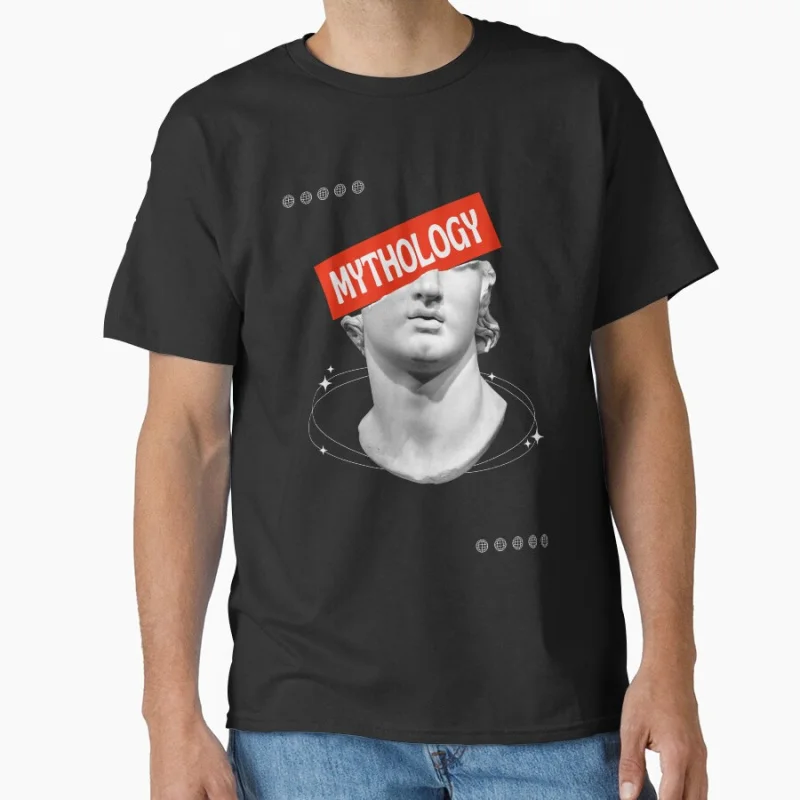 

Mythology anciant grecce roman empire Funny Stoic team Greek Philosopher gift T shirt for men large size Adult Tops S-6XL